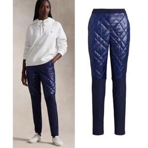 RLX Ralph Lauren Women’s Insulated Quilted Golf Pants Navy XS NWT